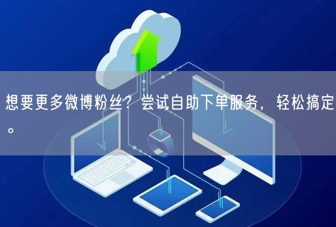 想要更多微博粉丝？尝试自助下单服务，轻松搞定。