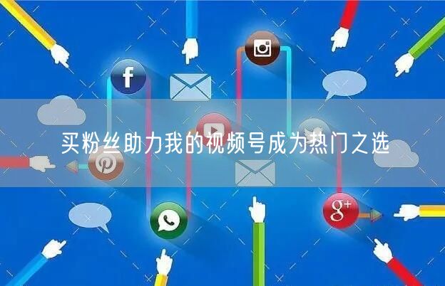 买粉丝助力我的视频号成为热门之选