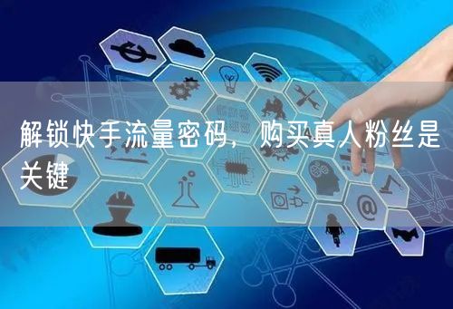 解锁快手流量密码，购买真人粉丝是关键
