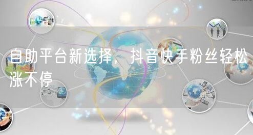 自助平台新选择，抖音快手粉丝轻松涨不停
