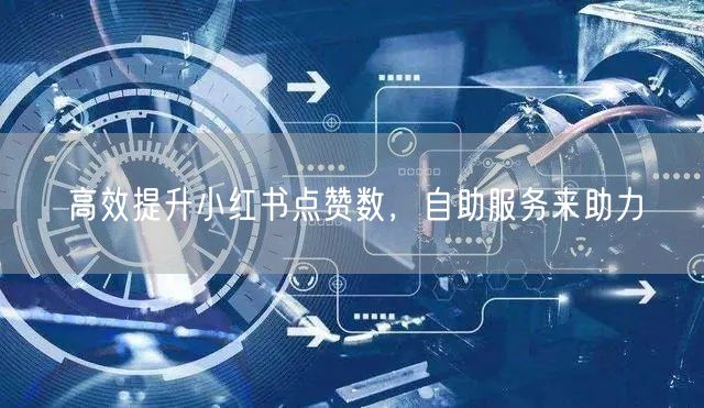 高效提升小红书点赞数，自助服务来助力