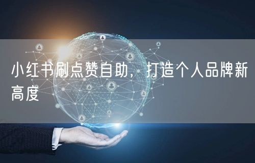 小红书刷点赞自助，打造个人品牌新高度