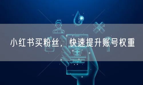 小红书买粉丝，快速提升账号权重