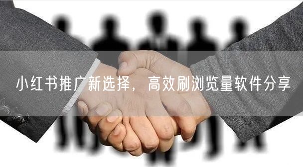 小红书推广新选择，高效刷浏览量软件分享