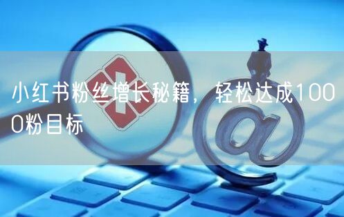 小红书粉丝增长秘籍，轻松达成1000粉目标