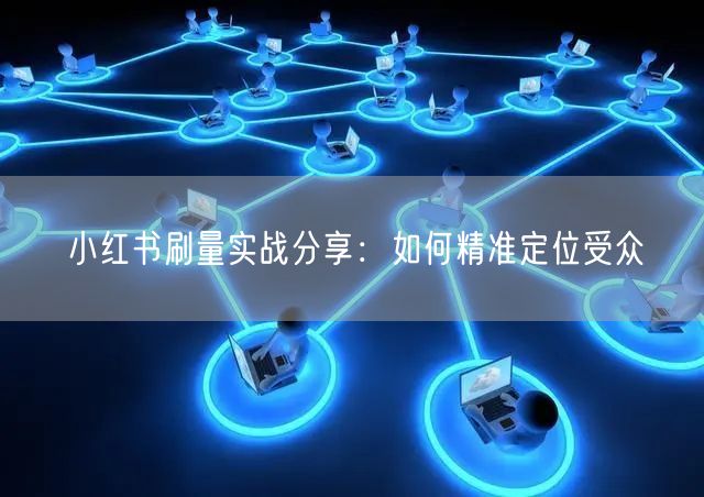 小红书刷量实战分享：如何精准定位受众