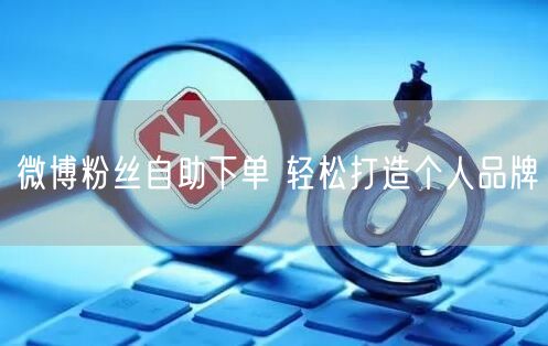 微博粉丝自助下单 轻松打造个人品牌