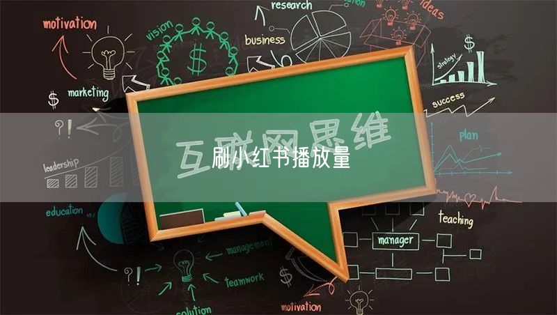 刷小红书播放量