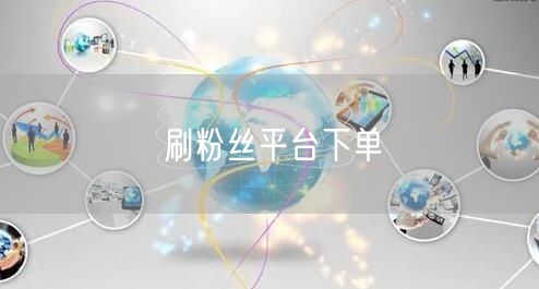 刷粉丝平台下单